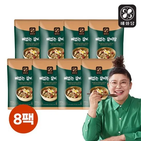 가성비 최강 이영자의 뼈없는갈비탕 900g x 8팩 총7.2kg 핵심요약